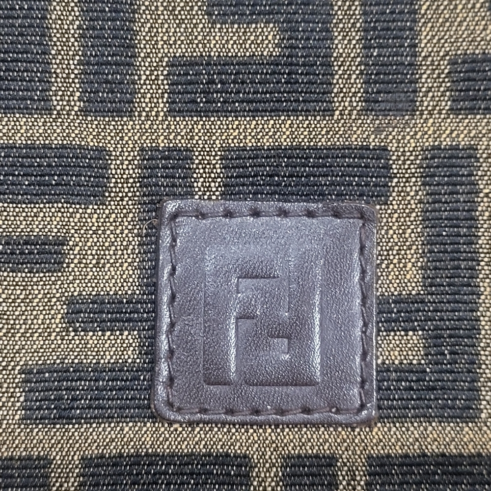 Fendi Zucca FF Zucchino Pattern Medium Shoulder Bag....Vintage Authentic... - Picture 8 of 14